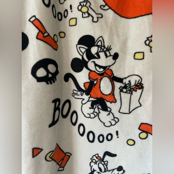 DISNEY MICKEY MOUSE Spooky Halloween Women’s Pajama Lounge Pocket Pants Size L - Picture 4 of 8